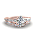 Load image into Gallery viewer, oval-shaped-graduated-channel-diamond-wedding-set-in-FD122866OV-NL-RG
