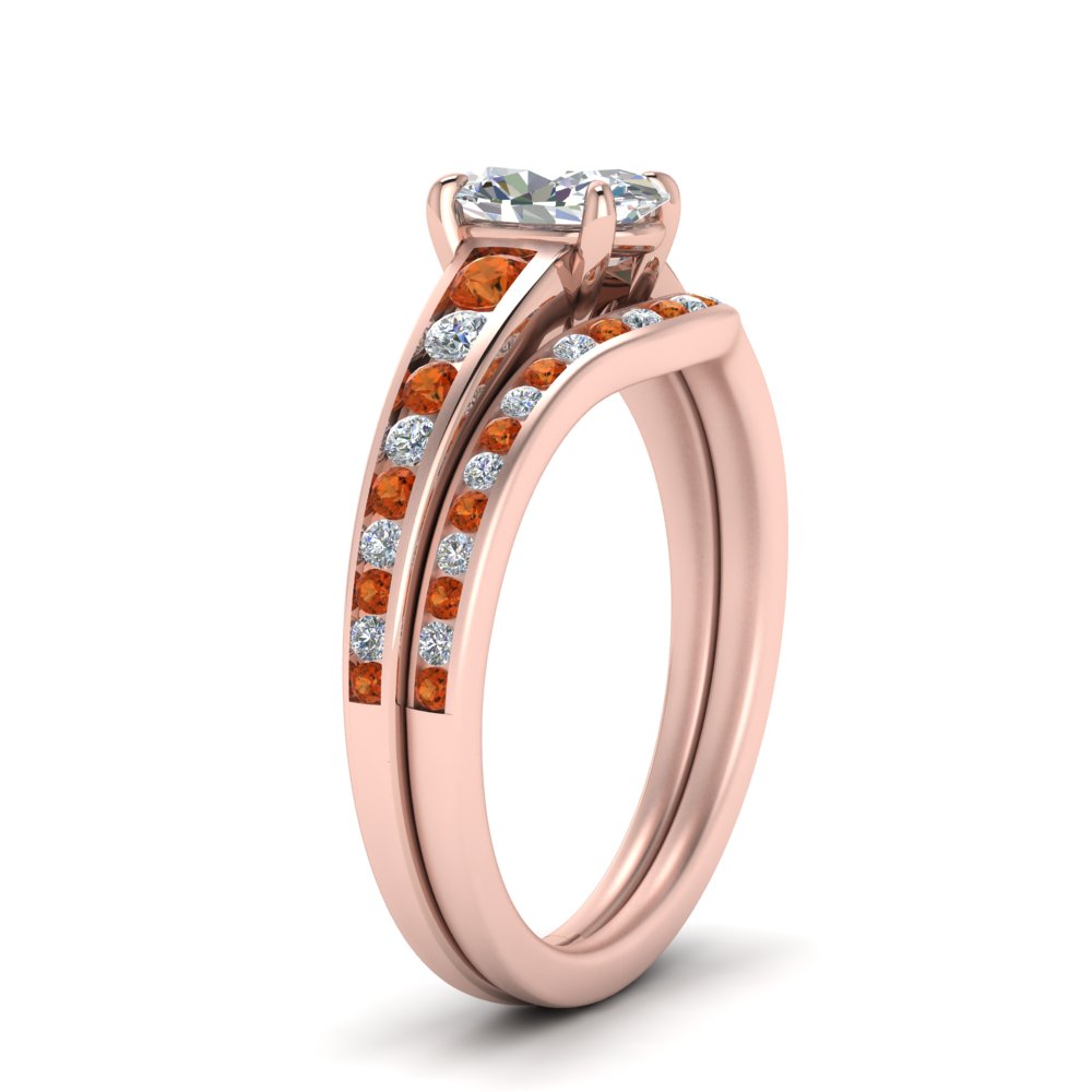 oval-shaped-graduated-channel-diamond-wedding-set-with-orange-sapphire-in-FD122866OVGSAOR-NL-RG