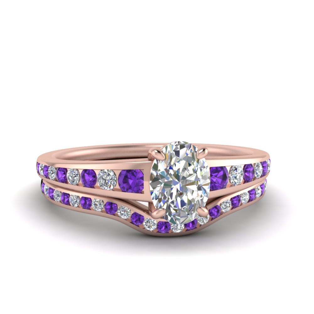 oval-shaped-graduated-channel-diamond-wedding-set-with-purple-topaz-in-FD122866OVGVITO-NL-RG