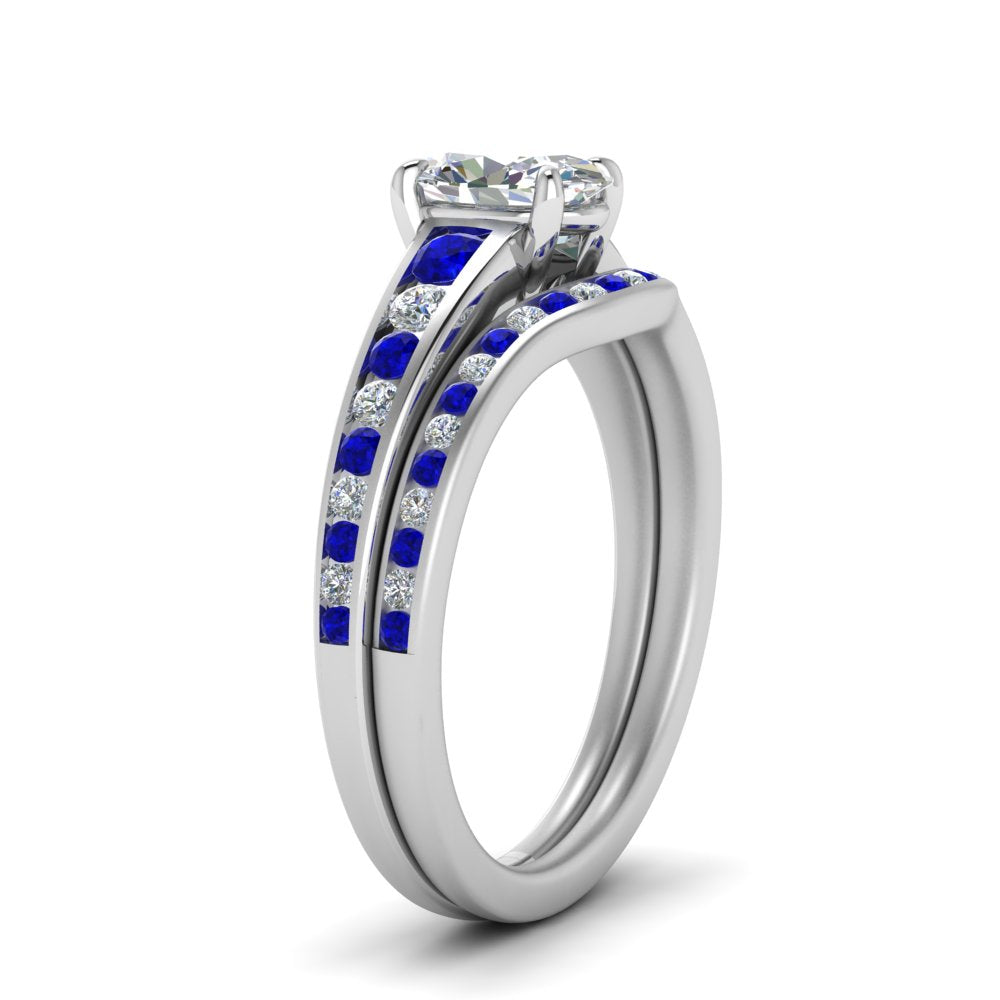 oval-shaped-graduated-channel-diamond-wedding-set-with-sapphire-in-FD122866OVGSABL-NL-WG