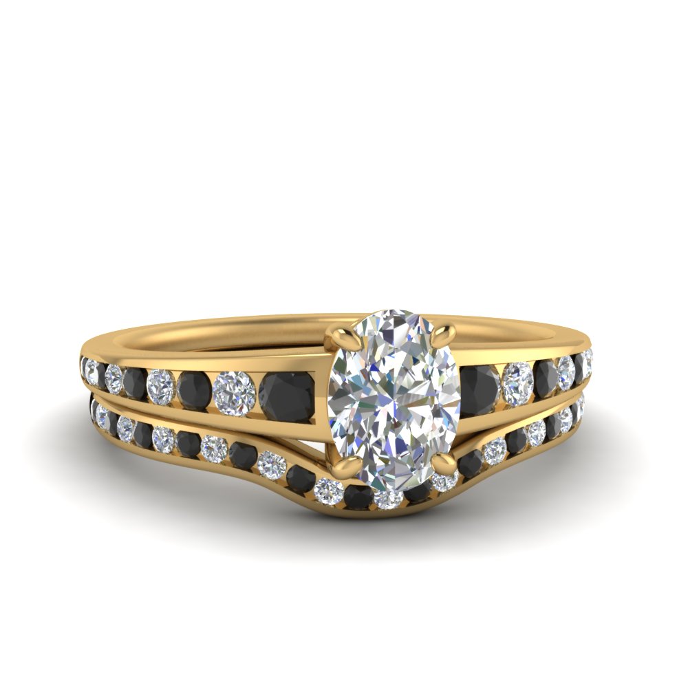 oval-shaped-graduated-channel-wedding-set-with-black-diamond-in-FD122866OVGBLACK-NL-YG