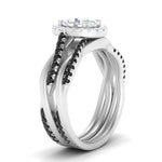 Load image into Gallery viewer, oval-shaped-halo-black-diamond-infinity-bridal-set-in-white-gold-FD9212OVGBLACK-NL-WG-B2.jpg
