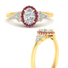 Load image into Gallery viewer, oval-shaped-halo-cluster-accent-pink-sapphire-engagement-ring-in-yellow-gold-FD10512OVRGSADRPIANGLE3-NL-YG_a6983646-163b-4c53-b010-24a27a70bd95.jpg?v=1770117370