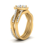 Load image into Gallery viewer, oval-shaped-halo-diamond-infinity-bridal-set-in-yellow-gold-FD9212OV-NL-YG-B2.jpg
