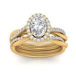 Load image into Gallery viewer, oval-shaped-halo-diamond-infinity-bridal-set-in-yellow-gold-FD9212OV-NL-YG-B2.jpg
