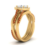 Load image into Gallery viewer, oval-shaped-halo-orange-sapphire-infinity-bridal-set-in-yellow-gold-FD9212OVGSAOR-NL-YG-B2.jpg
