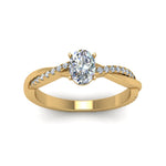 Load image into Gallery viewer, oval-shaped-infinity-twist-diamond-engagement-ring-in-yellow-gold-FD8253OVRHAND-NL-YG
