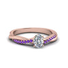 Load image into Gallery viewer, oval-shaped-infinity-twist-diamond-engagement-ring-with-violac-topaz-in-14K-rose-gold-FD8253OVRGVITO-NL-RG