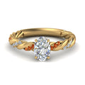 Thumbnail 65 - oval-shaped-orange-sapphire-twisted-vine-engagement-ring-in-yellow-gold-FD9127OVRGSAOR-NL-YG