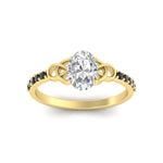 Load image into Gallery viewer, oval-shaped-petite-pave-black-diamond-fancy-engagement-ring-for-women-in-yellow-gold-fdenr8061ovgblackangle5-nl-yg?v=1757494919
