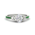 Load image into Gallery viewer, oval-shaped-petite-pave-emerald-fancy-engagement-ring-for-women-in-white-gold-fdenr8061ovgemgrsleep-nl-wg_b2e03141-e2c9-4c6b-bc28-5a1050e63ec0?v=1757495041

