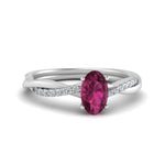 Load image into Gallery viewer, oval-shaped-pink-sapphire-engagement-ring-in-white-gold-FD8253OVRGSADRPI-NL-WG-GS.jpg
