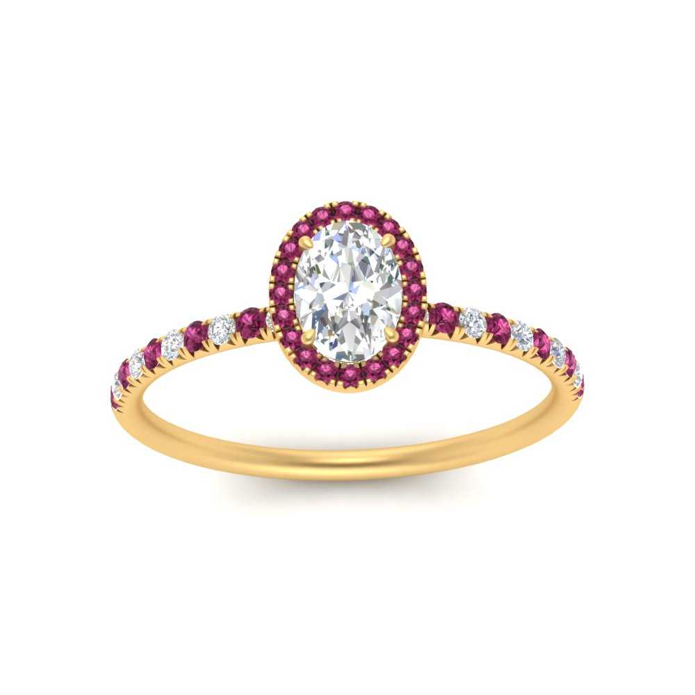 oval-shaped-pink-sapphire-halo-petite-engagement-ring-in-yellow-gold-FD8523OVRGSADRPIANGLE3-NL-YG