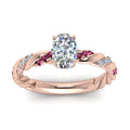 Thumbnail 36 - oval-shaped-pink-sapphire-twisted-vine-engagement-ring-in-rose-gold-FD9127OVRGSADRPIANGLE5-NL-RG
