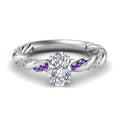 Thumbnail 26 - oval-shaped-purple-topaz-twisted-vine-engagement-ring-in-white-gold-FD9127OVRGVITO-NL-WG