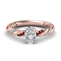 Thumbnail 47 - oval-shaped-ruby-twisted-vine-engagement-ring-in-rose-gold-FD9127OVRGRUDR-NL-RG