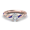 Thumbnail 32 - oval-shaped-sapphire-twisted-vine-engagement-ring-in-rose-gold-FD9127OVRGSABL-NL-RG