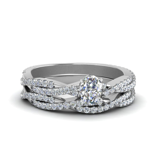 oval-shaped-simple-diamond-twisted-vine-bridal-ring-sets-in-14K-white-gold-FD8233OV-NL-WG