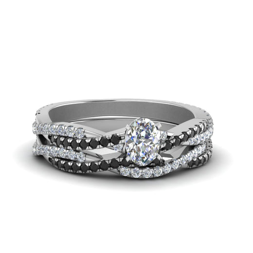 oval-shaped-simple-twisted-vine-bridal-ring-sets-with-black-diamond-in-14K-white-gold-FD8233OVGBLACK-NL-WG