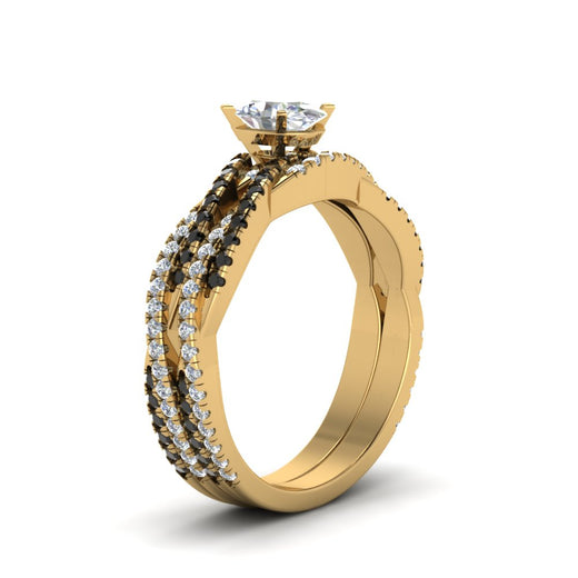 oval-shaped-simple-twisted-vine-bridal-ring-sets-with-black-diamond-in-14K-yellow-gold-FD8233OVGBLACK-NL-YG