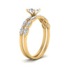Load image into Gallery viewer, oval-shaped-single-prong-marquise-diamond-engagement-ring-and-band-in-FD9939OV-NL-YG