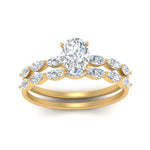 Load image into Gallery viewer, oval-shaped-single-prong-marquise-diamond-engagement-ring-and-band-in-FD9939OV-NL-YG
