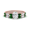 Load image into Gallery viewer, oval-shaped-single-prong-marquise-emerald-engagement-ring-and-band-in-FD9939OVGEMGR-NL-RG