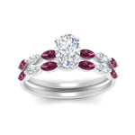 Load image into Gallery viewer, oval-shaped-single-prong-marquise-pink-sapphire-engagement-ring-and-band-in-FD9939OVGSADRPI-NL-WG
