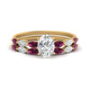 Load image into Gallery viewer, oval-shaped-single-prong-marquise-pink-sapphire-engagement-ring-and-band-in-FD9939OVGSADRPI-NL-YG