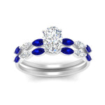 Load image into Gallery viewer, oval-shaped-single-prong-marquise-sapphire-engagement-ring-and-band-in-FD9939OVGSABL-NL-WG
