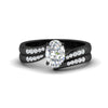 Load image into Gallery viewer, oval-shaped-swirl-channel-diamond-bridal-black-set-in-black-gold-FDENS4028OV-NL-BG.jpg