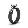 Load image into Gallery viewer, oval-shaped-swirl-channel-diamond-bridal-black-set-in-black-gold-FDENS4028OV-NL-BG.jpg