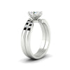 Load image into Gallery viewer, oval-shaped-swirl-channel-diamond-bridal-set-with-black-diamond-in-white-gold-FDENS4028OVGBLACK-NL-WG.jpg