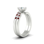 Load image into Gallery viewer, oval-shaped-swirl-channel-diamond-bridal-set-with-ruby-in-white-gold-FDENS4028OVGRUDR-NL-WG.jpg

