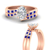 Load image into Gallery viewer, oval-shaped-swirl-channel-diamond-bridal-set-with-sapphire-in-rose-gold-FDENS4028OVGSABL-NL-RG.jpg