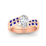 Load image into Gallery viewer, oval-shaped-swirl-channel-diamond-bridal-set-with-sapphire-in-rose-gold-FDENS4028OVGSABL-NL-RG.jpg
