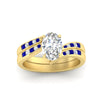 Load image into Gallery viewer, oval-shaped-swirl-channel-diamond-bridal-set-with-sapphire-in-yellow-gold-FDENS4028OVGSABL-NL-YG.jpg
