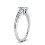 Load image into Gallery viewer, oval-shaped-swirl-engraved-channel-accent-diamond-engagement-ring-in-FD122866OVR-NL-WG