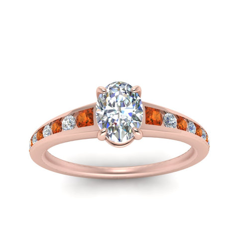 oval-shaped-swirl-engraved-channel-accent-diamond-engagement-ring-with-orange-sapphire-in-FD122866OVRGSAOR-NL-RG