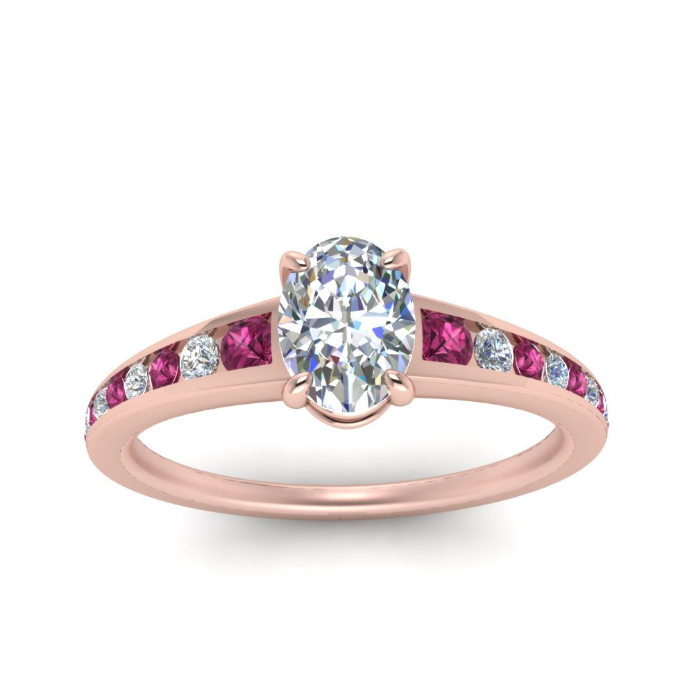 oval-shaped-swirl-engraved-channel-accent-diamond-engagement-ring-with-pink-sapphire-in-FD122866OVRGSADRPI-NL-RG