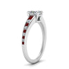 Load image into Gallery viewer, oval-shaped-swirl-engraved-channel-accent-diamond-engagement-ring-with-ruby-in-FD122866OVRGRUDR-NL-WG