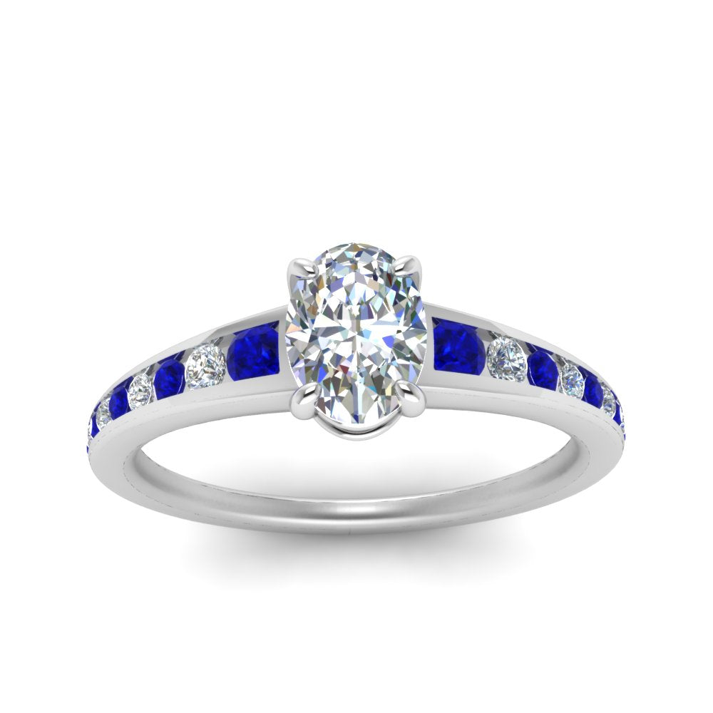 oval-shaped-swirl-engraved-channel-accent-diamond-engagement-ring-with-sapphire-in-FD122866OVRGSABL-NL-WG