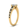 Load image into Gallery viewer, oval-shaped-swirl-engraved-channel-accent-engagement-ring-with-black-diamond-in-FD122866OVRGBLACK-NL-YG