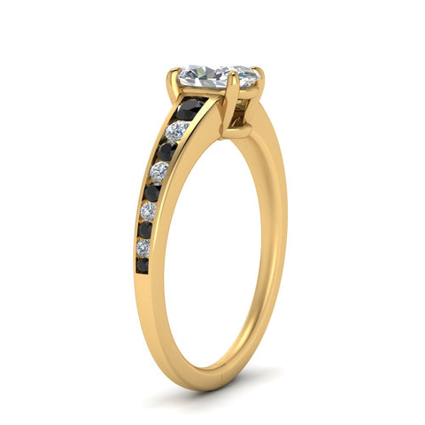oval-shaped-swirl-engraved-channel-accent-engagement-ring-with-black-diamond-in-FD122866OVRGBLACK-NL-YG