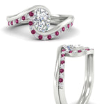 Load image into Gallery viewer, oval-shaped-swirl-pink-sapphire-wedding-band-set-in-white-gold-fdens7806ovvtgsadrpiangle3-nl-wg.jpg?v=1759991270
