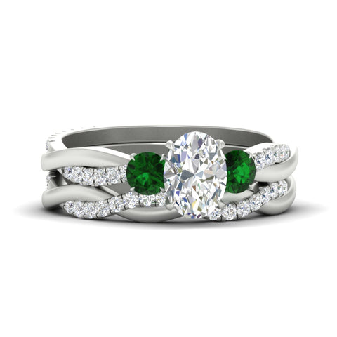 oval-shaped-three-stone-twisted-emerald-wedding-band-in-white-gold-fdens3301ovgemgrsleep-nl-wg.jpg
