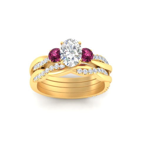 oval-shaped-three-stone-twisted-pink-sapphire-wedding-band-in-yellow-gold-fdens3301ovgsadrpiangle5-nl-yg.jpg