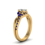 Load image into Gallery viewer, oval-shaped-twisted-diamond-bridal-set-with-blue-sapphire-in-14K-yellow-gold-FD8300OVGSABL-NL-YG.jpg
