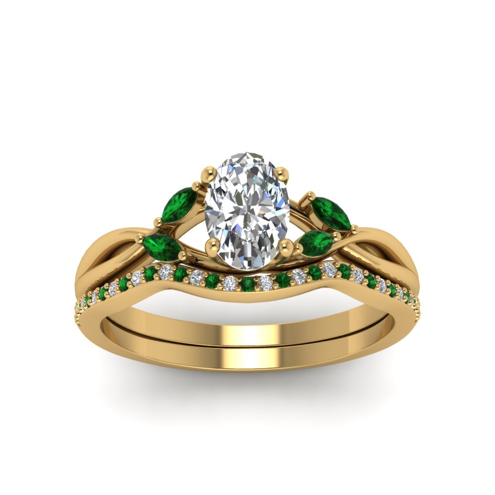oval-shaped-twisted-diamond-bridal-set-with-emerald-in-14K-yellow-gold-FD8300OVGEMGR-NL-YG.jpg