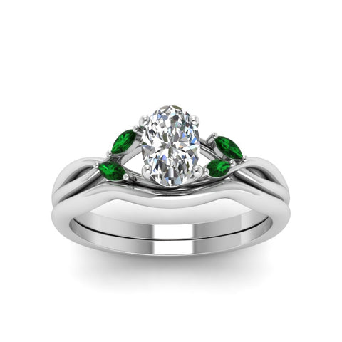 oval-shaped-twisted-diamond-ring-with-matching-curved-band-with-emerlad-in-14K-white-gold-FD8300OVGEMGR-NL-WG.jpg